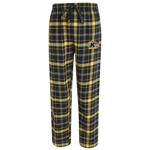 Men's Concepts Sport Navy/Gold Kent State Golden Flashes Ultimate Flannel Pants