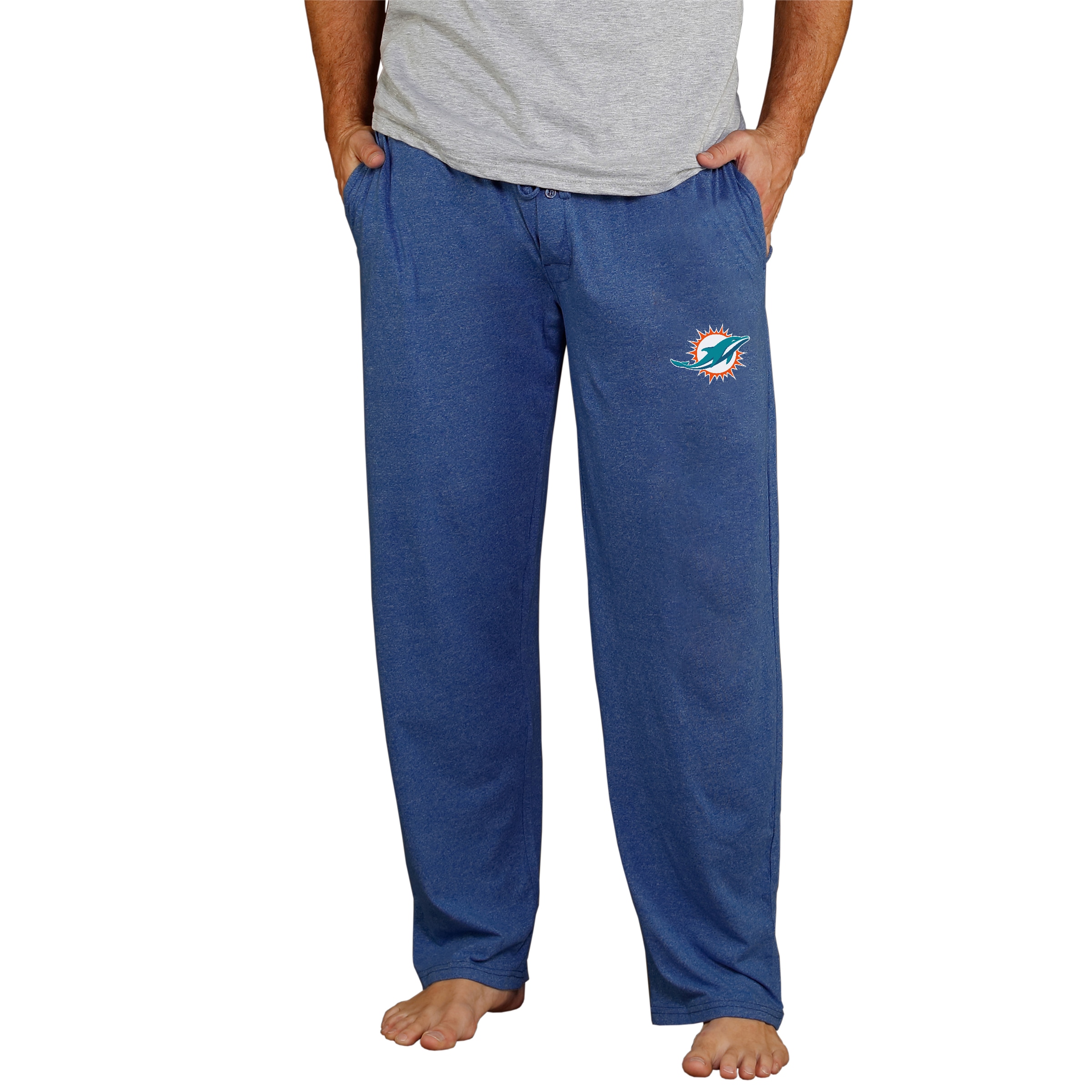 Men's Concepts Sport Navy Miami Dolphins Lightweight Quest Knit Sleep Pants - image 1 of 1