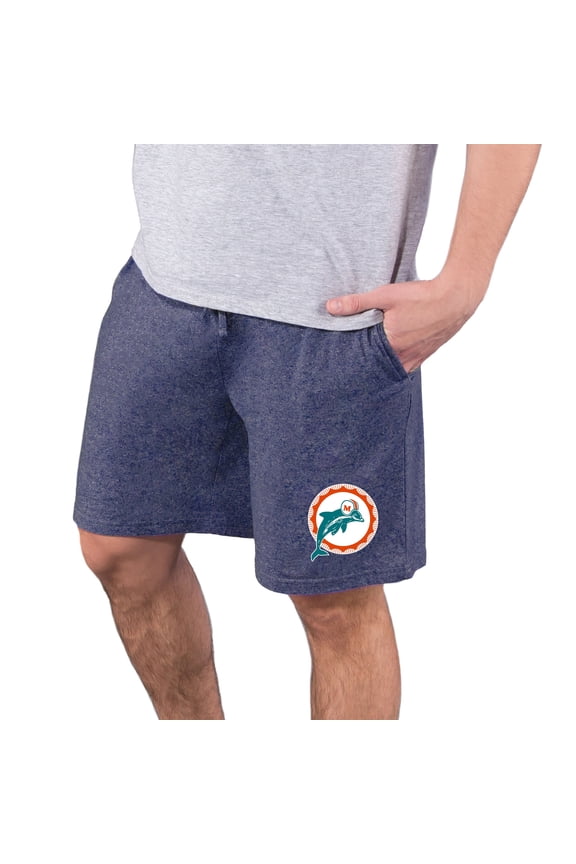 Men's Concepts Sport Navy Miami Dolphins Quest Knit Jam Shorts