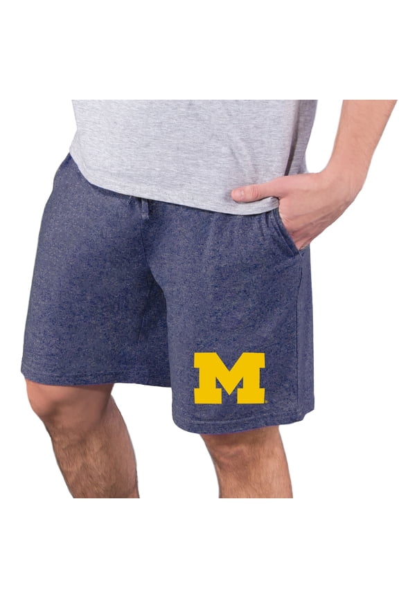 Men's Concepts Sport Navy Michigan Wolverines Quest Knit Jam Shorts
