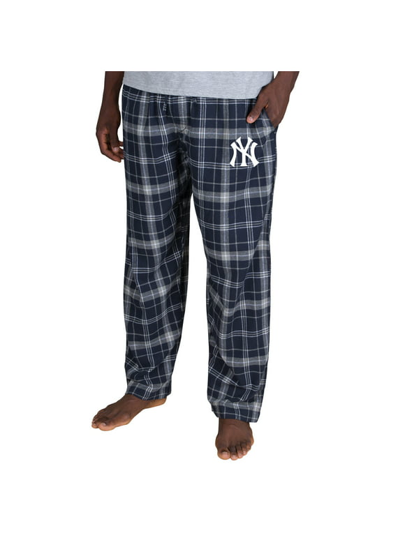 Men's Concepts Sport Navy New York Yankees Ultimate Plaid Flannel Pajama Pants