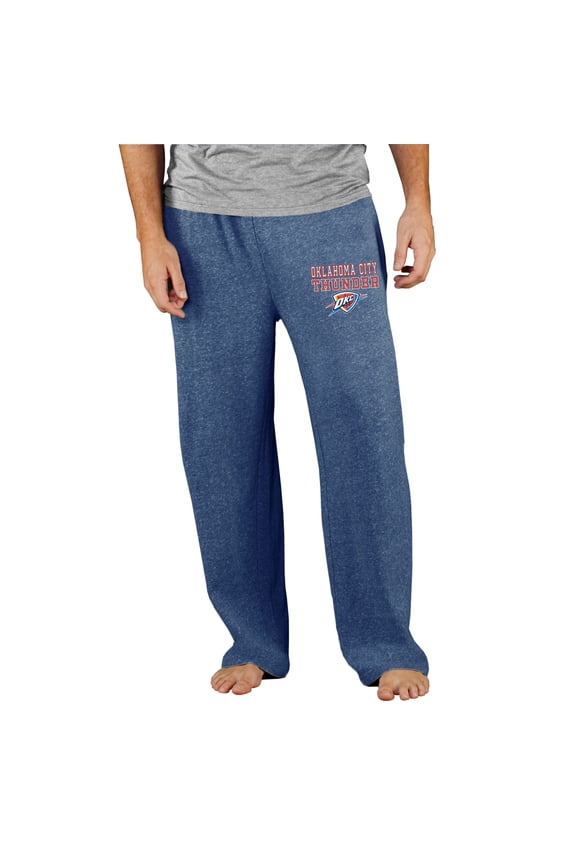 Men's Concepts Sport Navy Oklahoma City Thunder Mainstream Tri-Blend Terry Pants