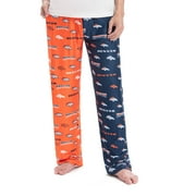 Men's Concepts Sport Navy/Orange Denver Broncos Breakthrough AOP Knit Split Pants