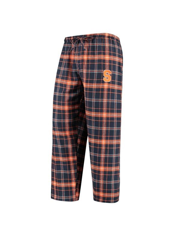Men's Concepts Sport Navy/Orange Syracuse Orange Ultimate Flannel Pants