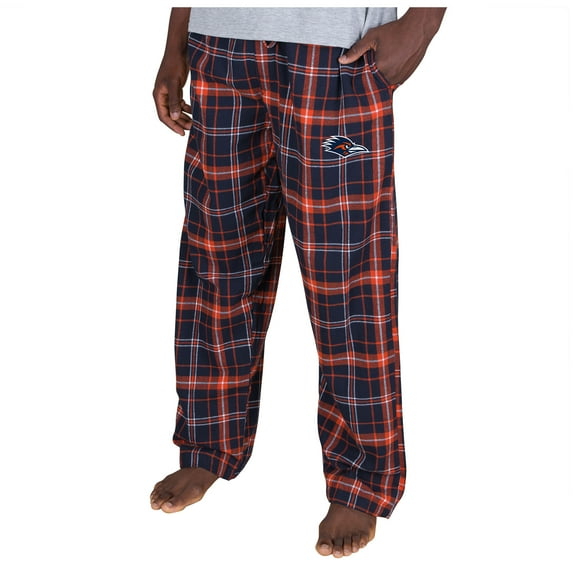 Men's Concepts Sport Navy/Orange UTSA Roadrunners Ultimate Flannel Pants
