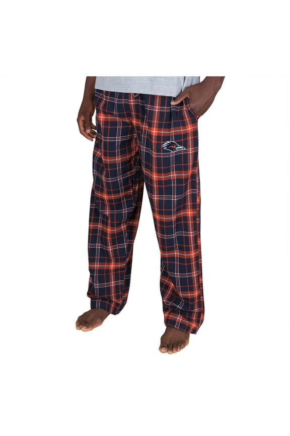 Men's Concepts Sport Navy/Orange UTSA Roadrunners Ultimate Flannel Pants