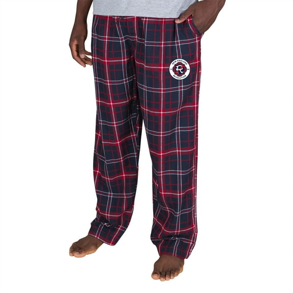Men's Concepts Sport Navy/Red New England Revolution Ultimate Flannel Sleep Pants