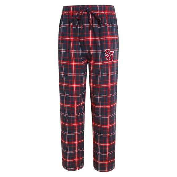 Men's Concepts Sport Navy/Red St. John's Red Storm Ultimate Flannel Pants