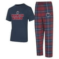 thumbnail image 1 of Men's Concepts Sport  Navy/Red Washington Wizards Vector Top & Flannel Pants Sleep Set, 1 of 3