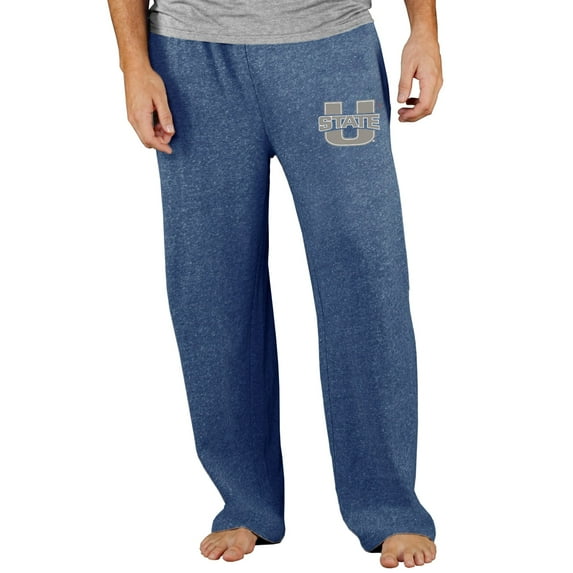Men's Concepts Sport Navy Utah State Aggies Mainstream Terry Pants