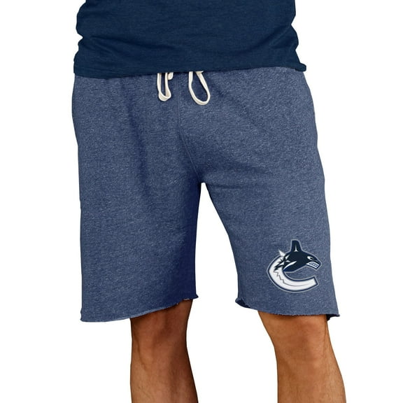 Men's Concepts Sport Navy Vancouver Canucks Mainstream Terry Shorts