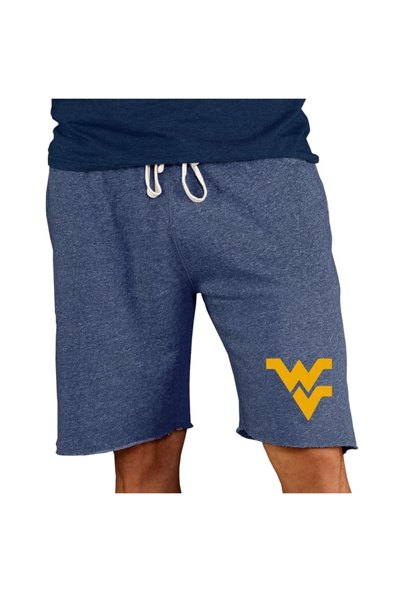 Men's Concepts Sport Navy West Virginia Mountaineers Mainstream Terry Shorts