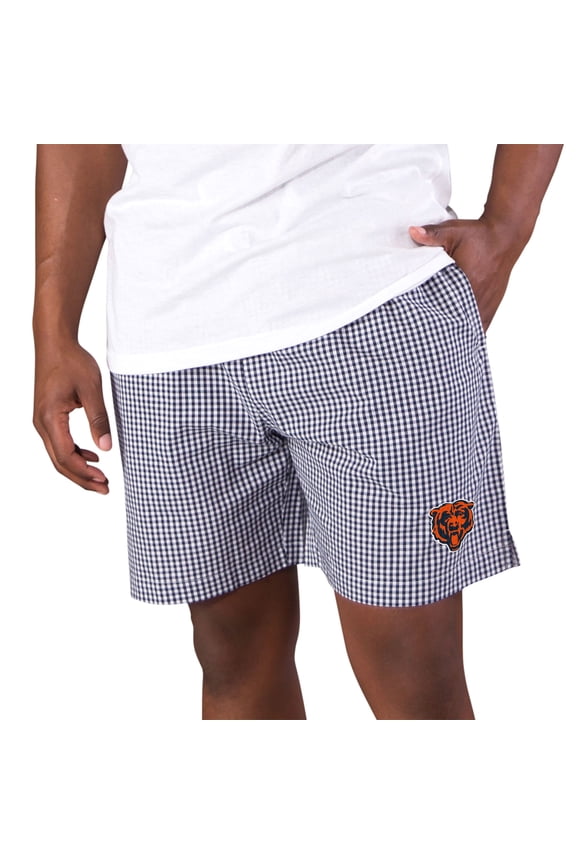 Men's Concepts Sport Navy/White Chicago Bears Tradition Woven Jam Shorts