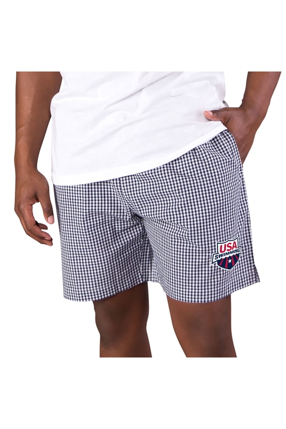 Men's Concepts Sport Navy/White USA Swimming Tradition Woven Jam Shorts