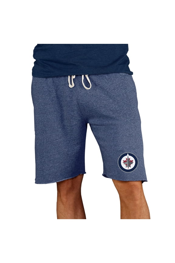 Men's Concepts Sport Navy Winnipeg Jets Mainstream Terry Shorts