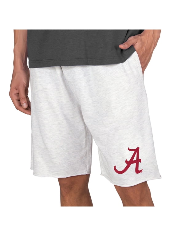 Men's Concepts Sport Oatmeal Alabama Crimson Tide Mainstream Tri-Blend Shorts