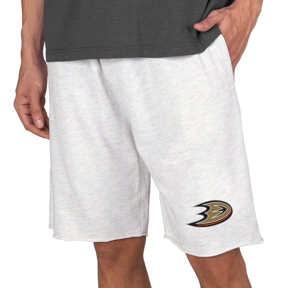 Men's Concepts Sport Oatmeal Anaheim Ducks Mainstream Terry Shorts
