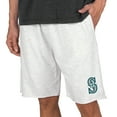 thumbnail image 1 of Men's Concepts Sport Oatmeal Seattle Mariners Mainstream Terry Tri-Blend Shorts, 1 of 1