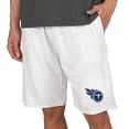 thumbnail image 1 of Men's Concepts Sport Oatmeal Tennessee Titans Mainstream Terry Shorts, 1 of 1
