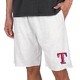 thumbnail image 1 of Men's Concepts Sport Oatmeal Texas Rangers Mainstream Terry Tri-Blend Shorts, 1 of 1