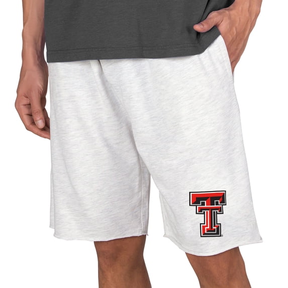 Men's Concepts Sport Oatmeal Texas Tech Red Raiders Mainstream Tri-Blend Shorts