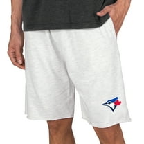 Men's Concepts Sport Oatmeal Toronto Blue Jays Mainstream Terry Tri-Blend Shorts
