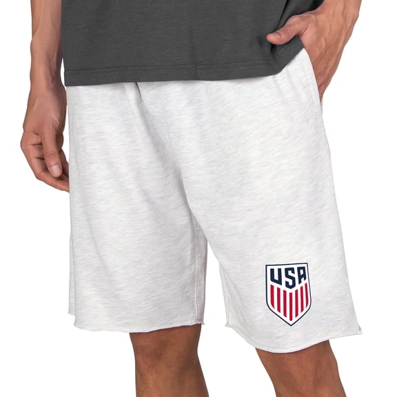 Men's Concepts Sport Oatmeal USMNT Mainstream Terry Shorts