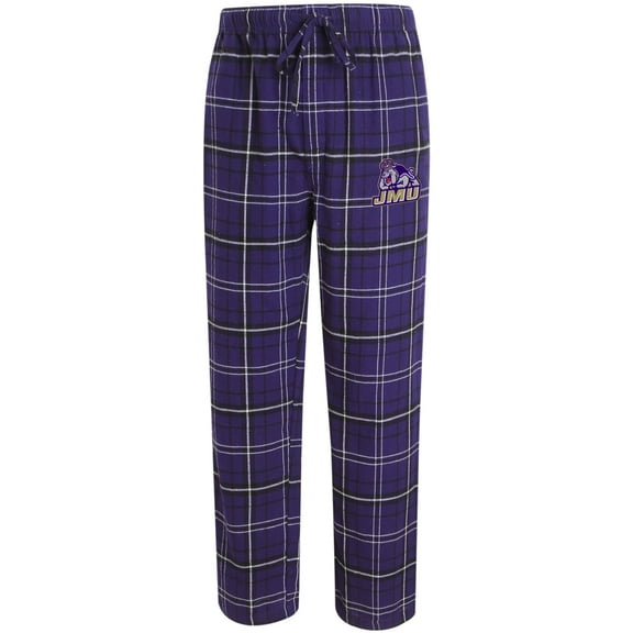 Men's Concepts Sport Purple/Black James Madison Dukes Ultimate Flannel Pants