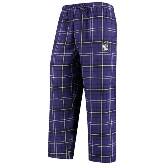 Men's Concepts Sport Purple/Black Northwestern Wildcats Ultimate Flannel Pants