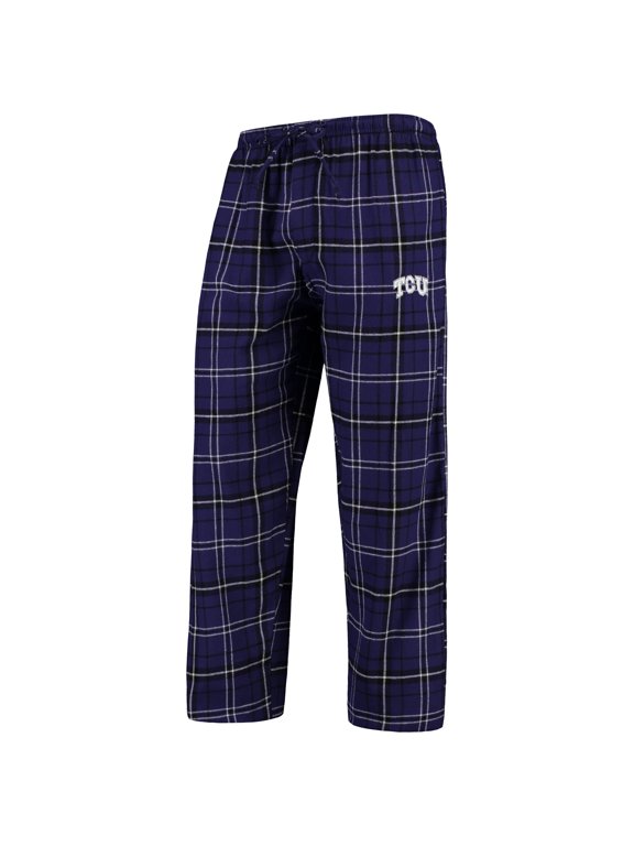 Men's Concepts Sport Purple/Black TCU Horned Frogs Ultimate Flannel Pants