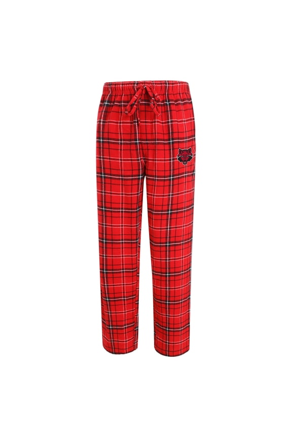 Men's Concepts Sport Red/Black Arkansas State Red Wolves Ultimate Flannel Pants