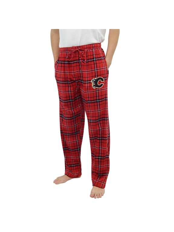 Men's Concepts Sport Red/Black Calgary Flames Ultimate Plaid Flannel Pants