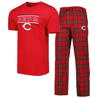 Women's Cincinnati Reds Fanatics Branded Red Core Team Lockup Long Sleeve  V-Neck T-Shirt