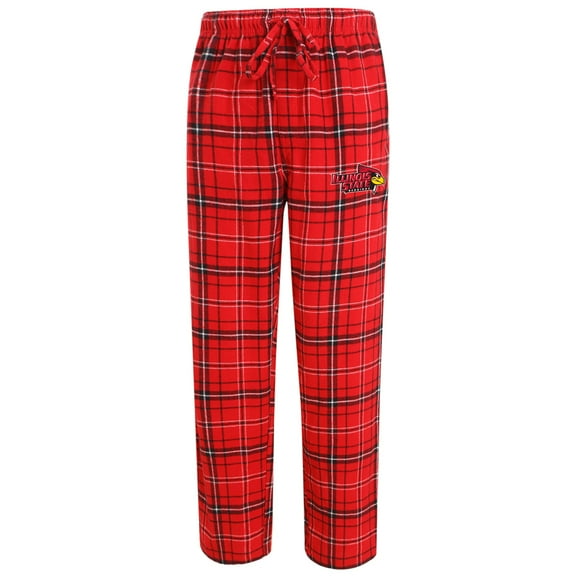 Men's Concepts Sport Red/Black Illinois State Redbirds Ultimate Flannel Pants