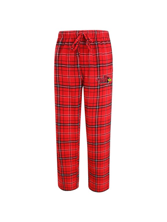 Men's Concepts Sport Red/Black Illinois State Redbirds Ultimate Flannel Pants