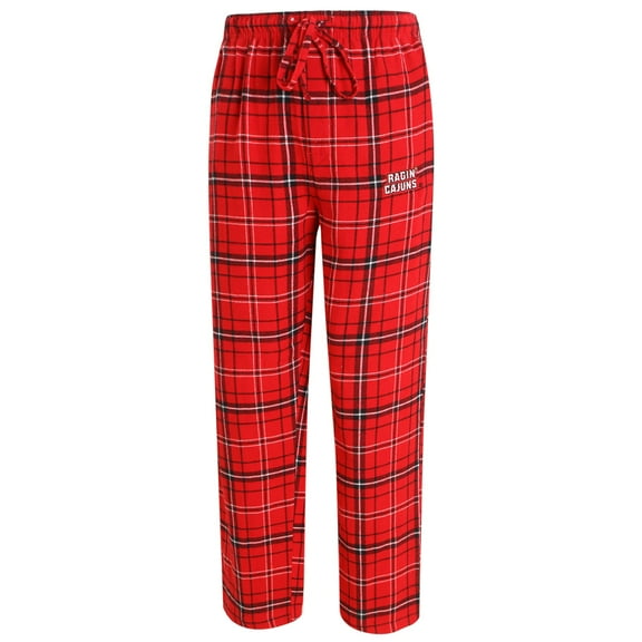 Men's Concepts Sport Red/Black Louisiana Ragin' Cajuns Ultimate Flannel Pants