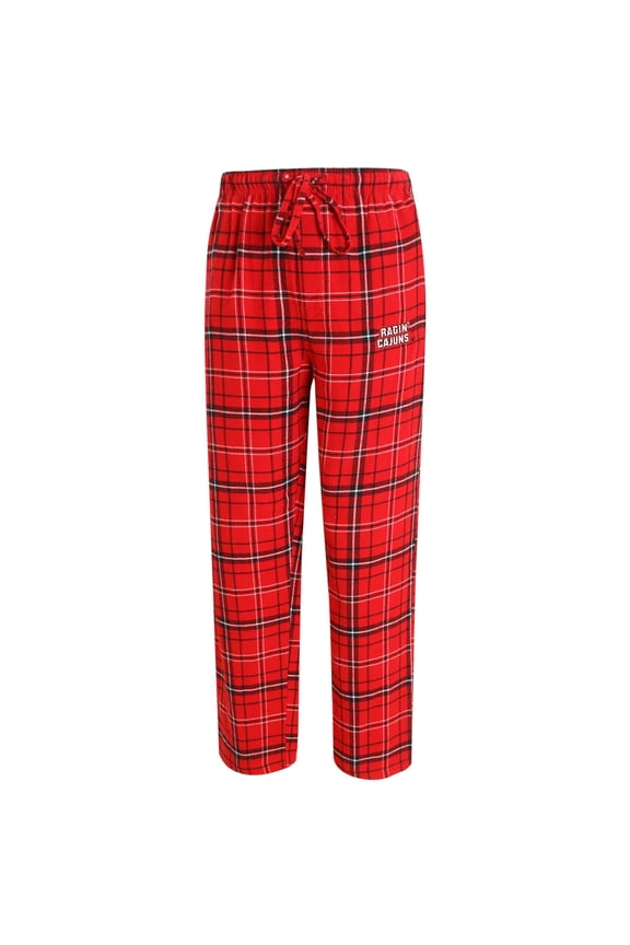 Men's Concepts Sport Red/Black Louisiana Ragin' Cajuns Ultimate Flannel Pants