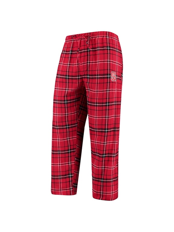 Men's Concepts Sport Red/Black NC State Wolfpack Ultimate Flannel Pants