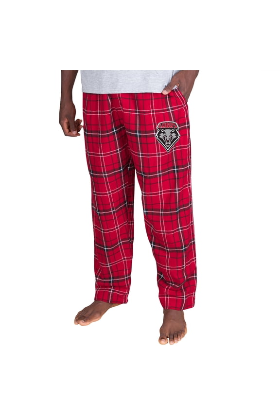 Men's Concepts Sport Red/Black New Mexico Lobos Ultimate Flannel Pants