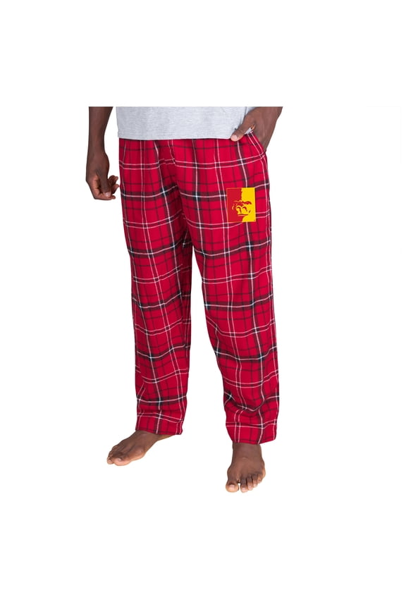 Men's Concepts Sport Red/Black Pittsburg State Gorillas Ultimate Flannel Pants