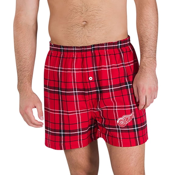 Men's Concepts Sport Red Detroit Red Wings Ultimate Flannel Boxers