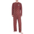thumbnail image 1 of Men's Concepts Sport Red Miami Dolphins Holly Allover Print Knit Long Sleeve Top & Pants Set, 1 of 1