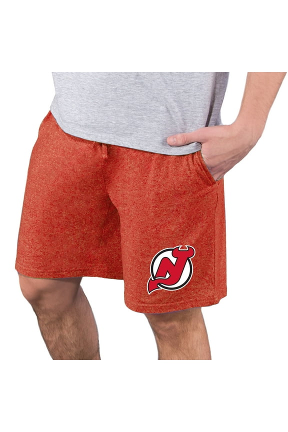 Men's Concepts Sport Red New Jersey Devils Quest Knit Jam Shorts
