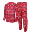 thumbnail image 1 of Men's Concepts Sport Red St. Louis Cardinals Knit Ugly Sweater Long Sleeve Top & Pants Set, 1 of 3