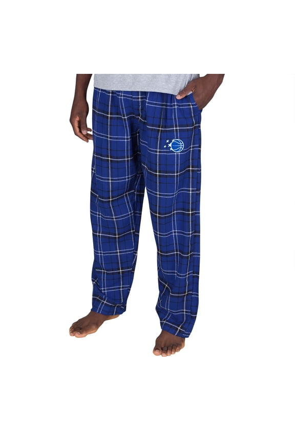 Men's Concepts Sport Blue/Black Orlando Magic Ultimate Plaid Flannel Pants