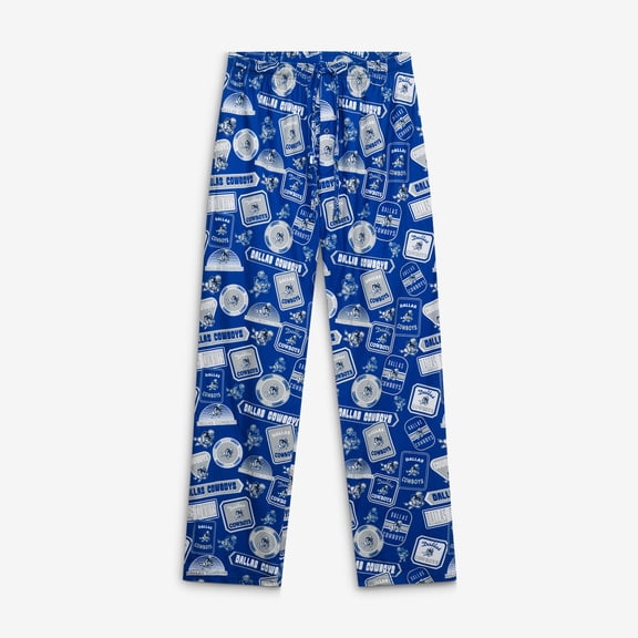 Men's Concepts Sport Royal Dallas Cowboys Throwback Logo Grady Sleep Pants