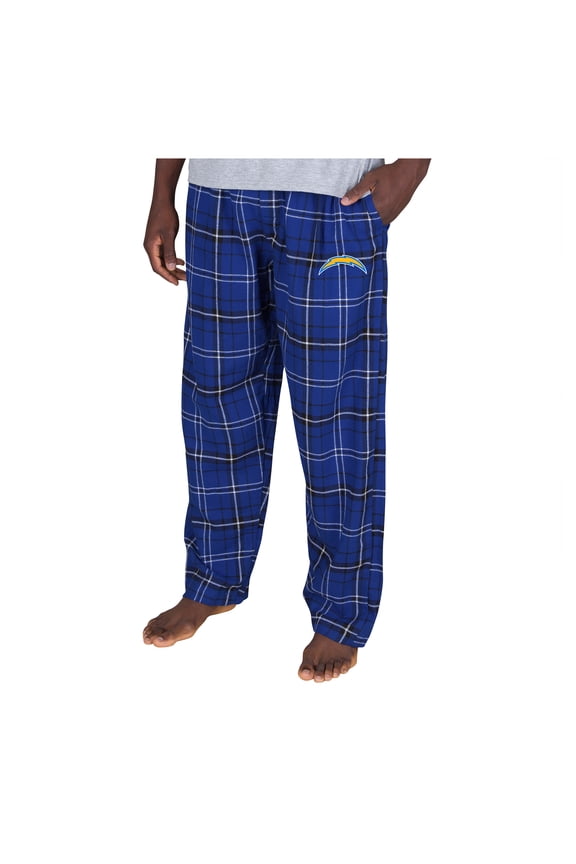 Men's-Concepts Sport  Royal Los Angeles Chargers Ultimate Plaid Flannel Pants