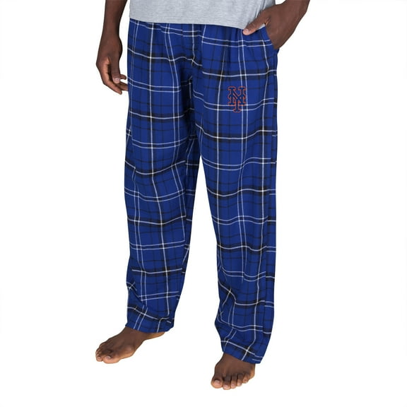 Men's Concepts Sport Royal New York Mets Ultimate Plaid Flannel Pajama Pants