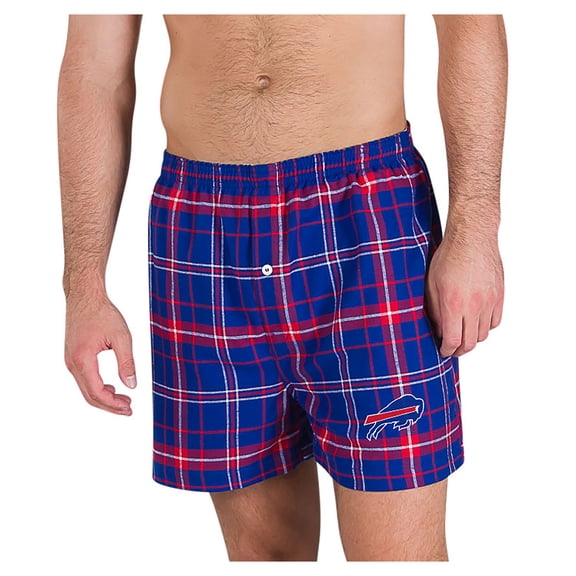 Men's Concepts Sport Royal/Red Buffalo Bills Ultimate Flannel Boxers