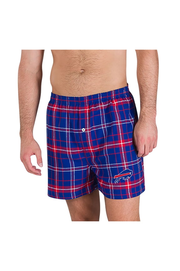 Men's Concepts Sport Royal/Red Buffalo Bills Ultimate Flannel Boxers